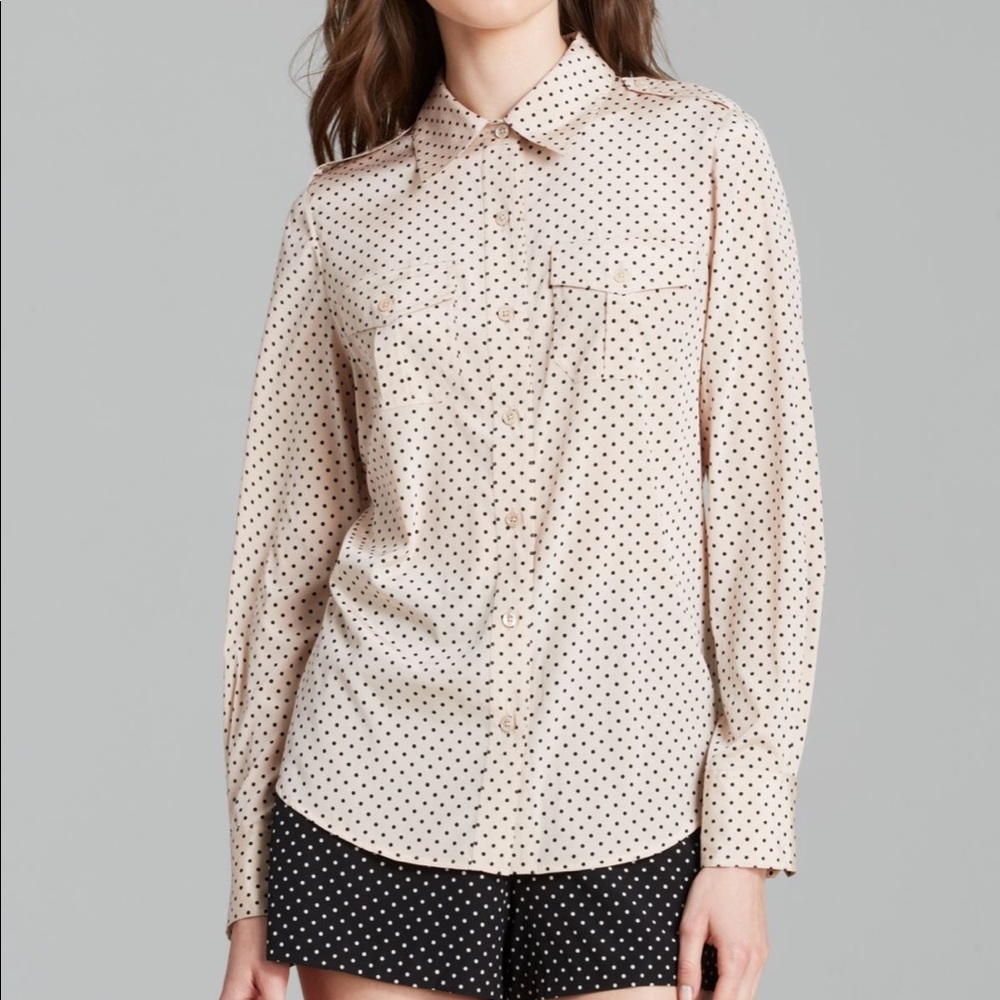 Tory Burch | Brigitte Polka Dot Top Size 8